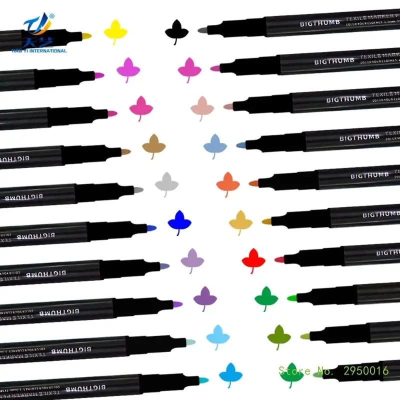 

10/20/24 Color Permanent Fabric Pens for Clothes, Fine Tip Permanent Fabric Marker T-shirt Shoes Marker Pen for Painting