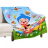 Microfiber Blanket Luxury Cover Fluffy Soft Blankets P-plim PlimsThrows Sofa Knee Anime Throw Child Cute Home Textile Garden 1