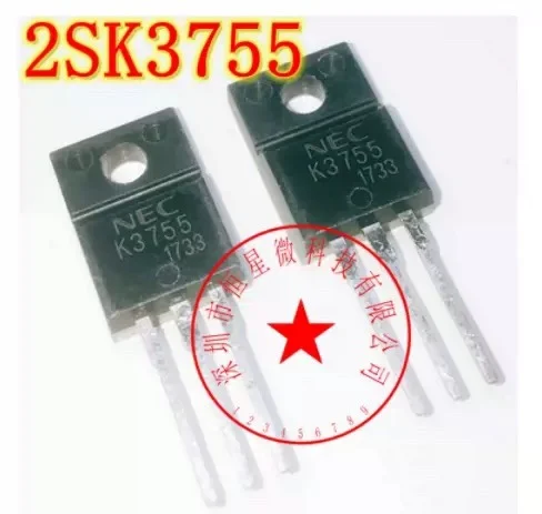 

Free shipping 2SK3755 K3755 TO-220F 40V 45A 10PCS