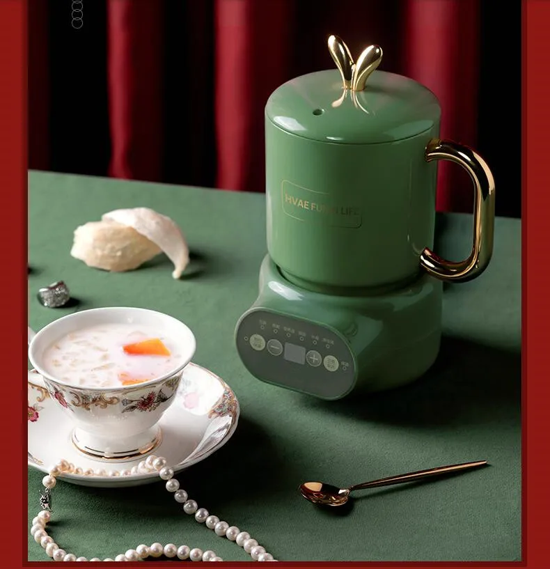 220V Healthy Automatic Ceramic/Glass Electric Stew Cup Slow Cooker Heater Insulation Cup Teapot Insulation 360W 2