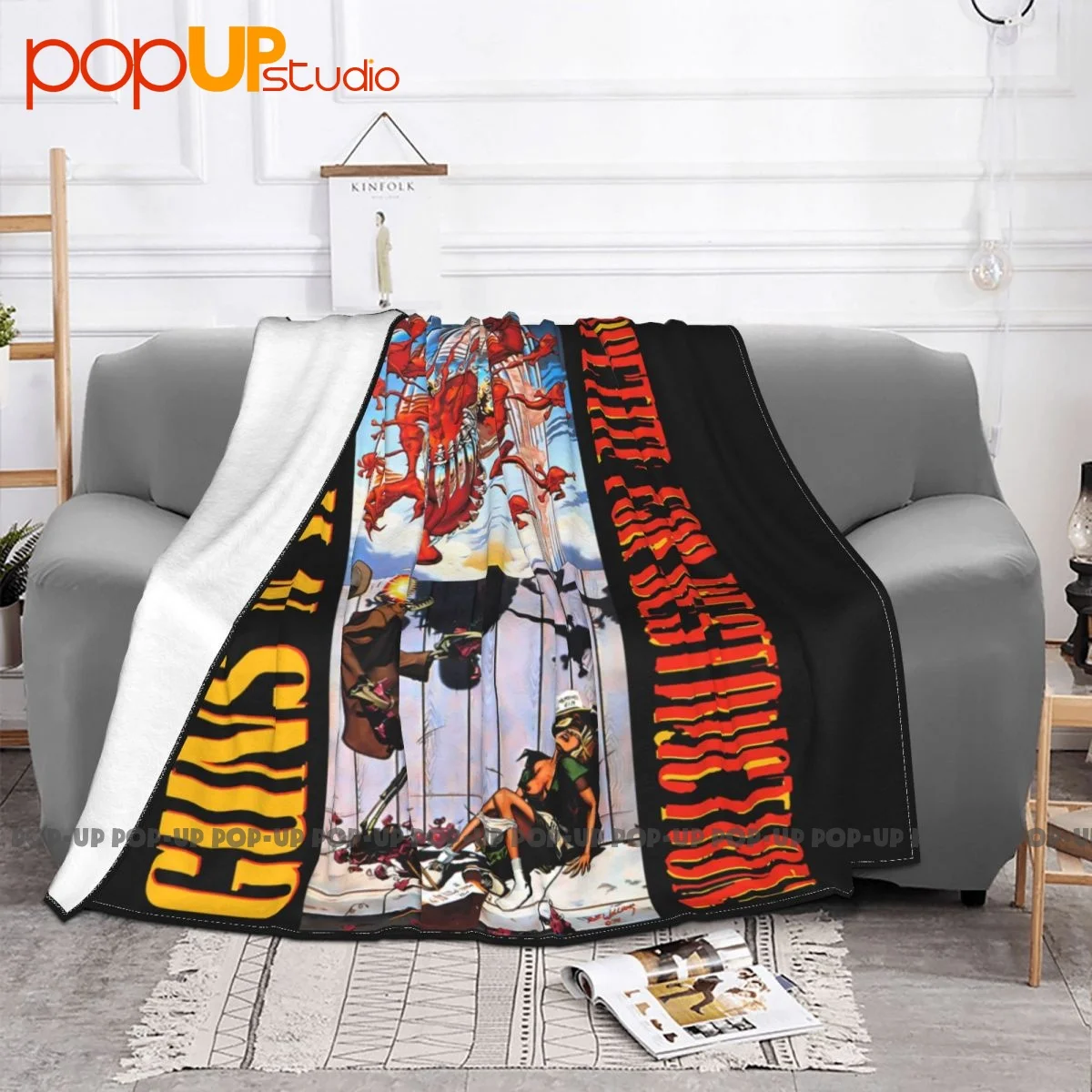 Guns N Roses Appetite For Destruction Blanket Autumn Sofa Bed High-Grade Bedding Supply Sofa Decorative 4