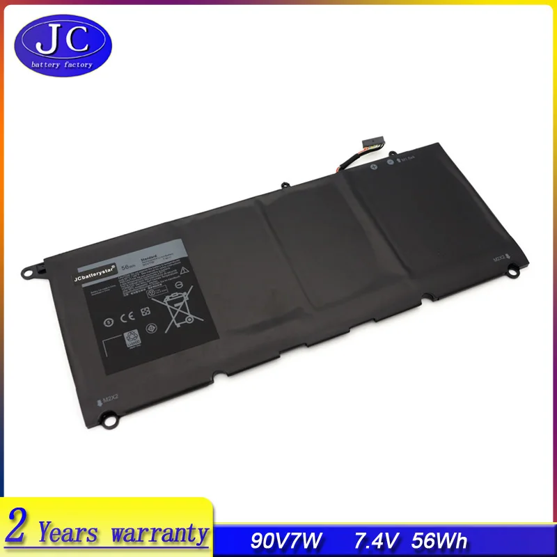 

JCLJF Новый 90V7W JHXPY JD25G 090V7W Аккумулятор для ноутбука Dell XPS 13 9343 XPS13 9350 13D-9343 P54G 0N7T6 5K9CP RWT1R 0DRRP 56WH