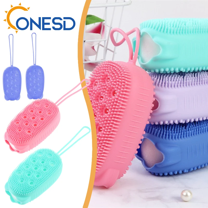 1pc Cat Shape Silicone Cleaning Sponges, Silicone Scrubbers For