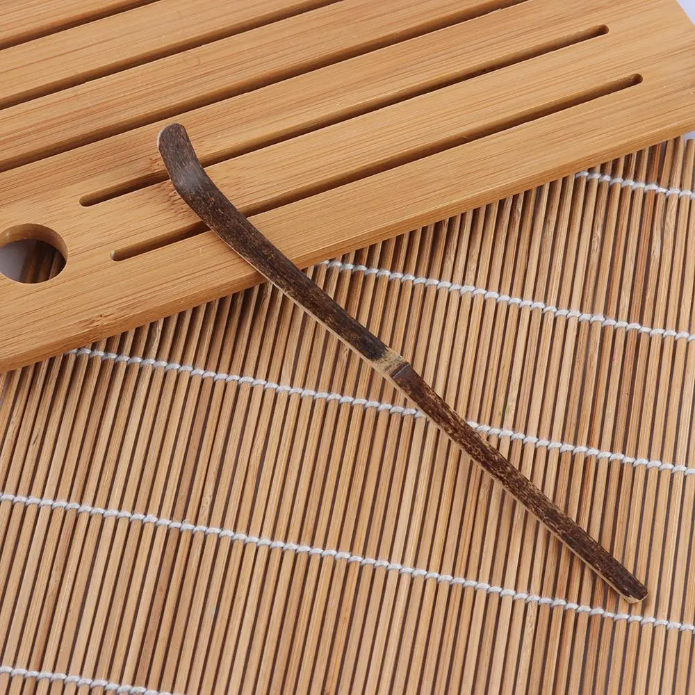 Tea Spoons 1PCS Wood Tea Leaf Sticks Matcha Spoon Handmade Bamboo Cooking Utensil