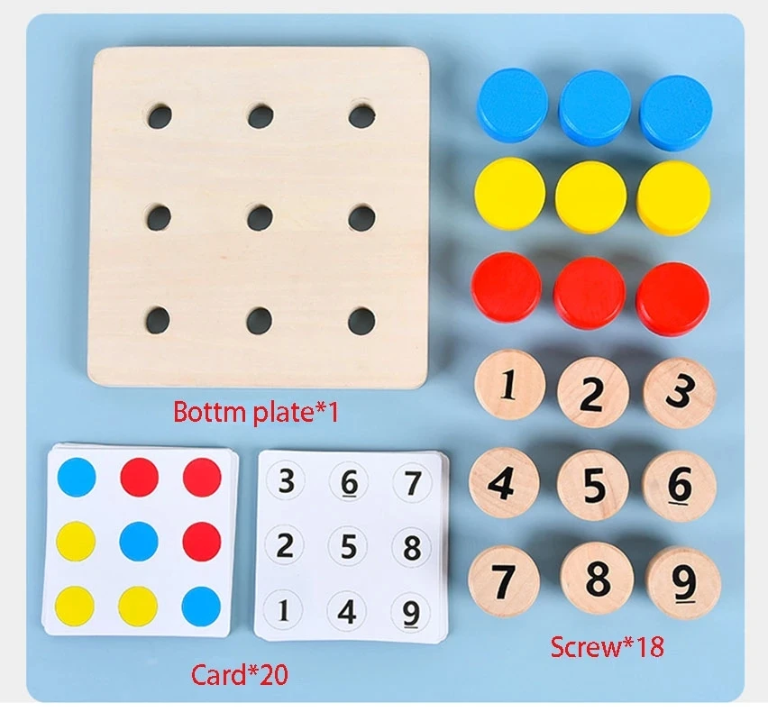 Рисунок 2 - Настольная игра по методике Монтессори