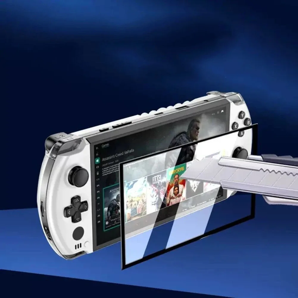 For GPD Win 4 Tempered Glass Films 9H Hardness Protection Cover Film Anti-Scratch Screen Film Anti-Fingerprint Game Accessories