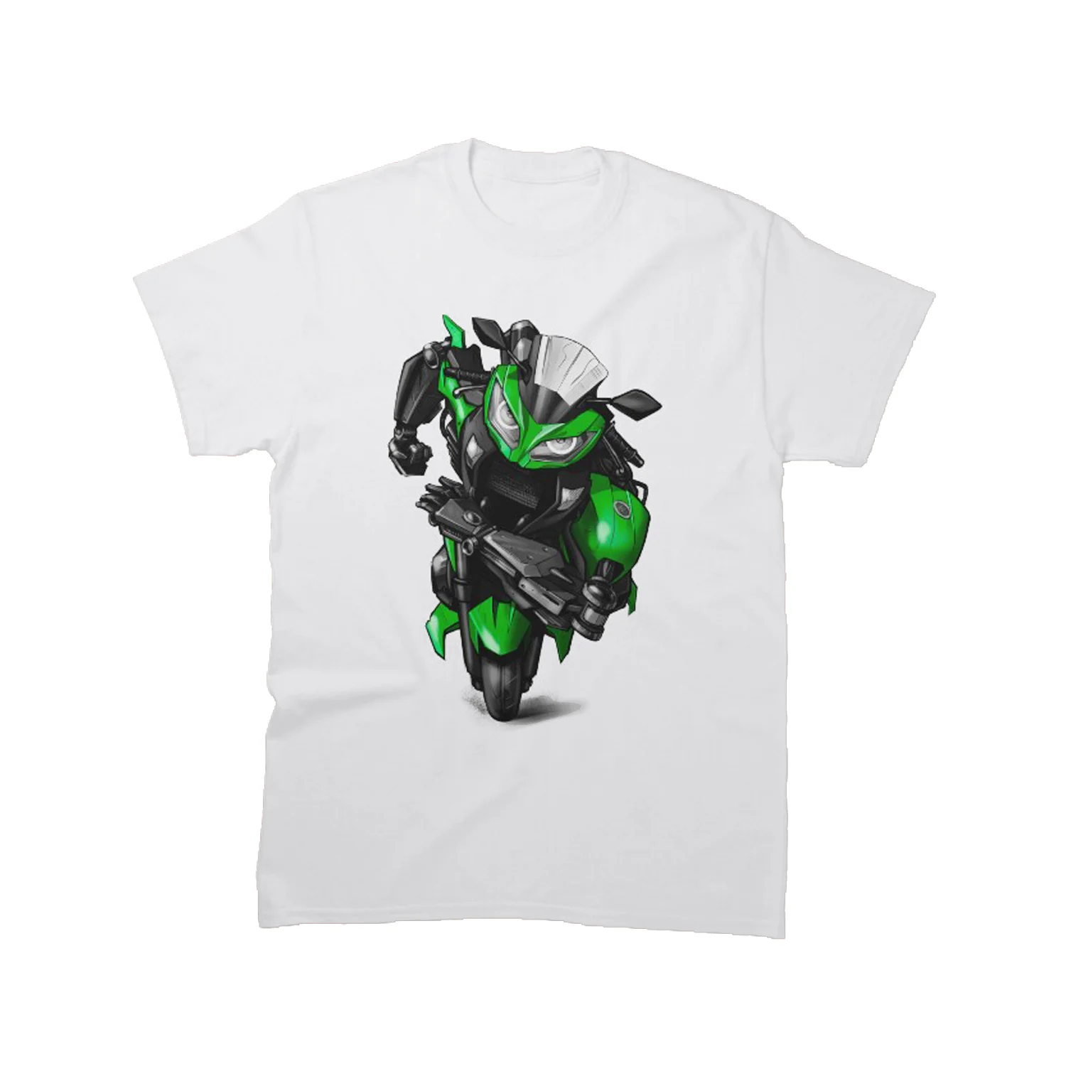 가와사키 닌자 300 나이트 클래식 티셔츠 레트로 아웃도어 에퀴프 유니섹스 여름 라이더 오토바이 애호가 티셔츠 멋진 선물