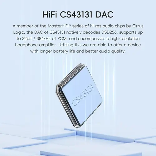 HiBy R1 HiFi Audio Music Player MP3 USB DAC WiFi Bluetooth 5.1 DSD256 PCM384kHz/32bit X1600E CS43131 MSEB Web Radio 3.5mm Output - Image 2
