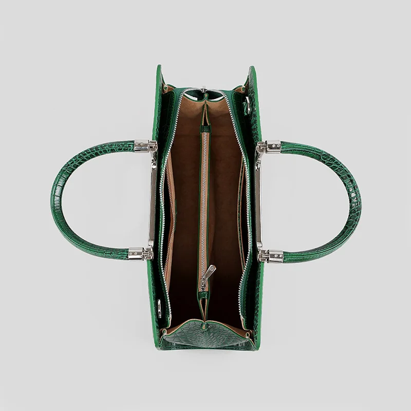 Women's Shoulder Handbag Tote Bag Crossbody Y2k New Genuine Leather Head Layer Cowhide Versatile Underarm Large Capacity Retro