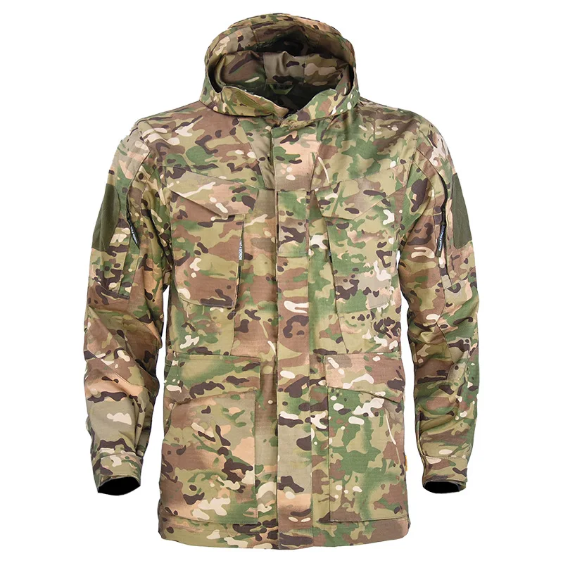 

Tactical Jacket Camping Military Jackets Army Clothing Hooded Hunting Clothes Camo Waterproof Windbreakers