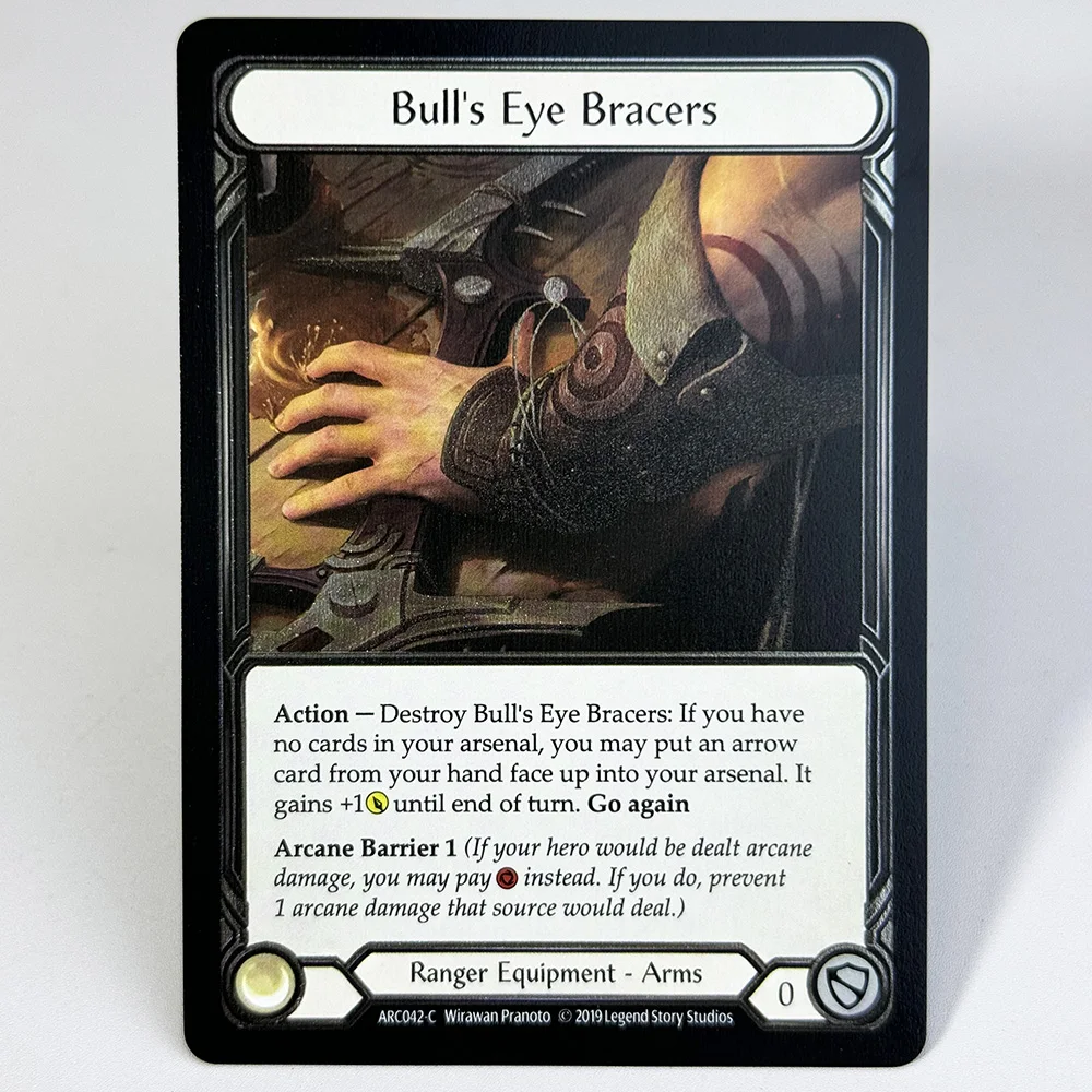 その他 Bull's Eye Bracers cold foil FaB Flesh and Blood FAB Bull's