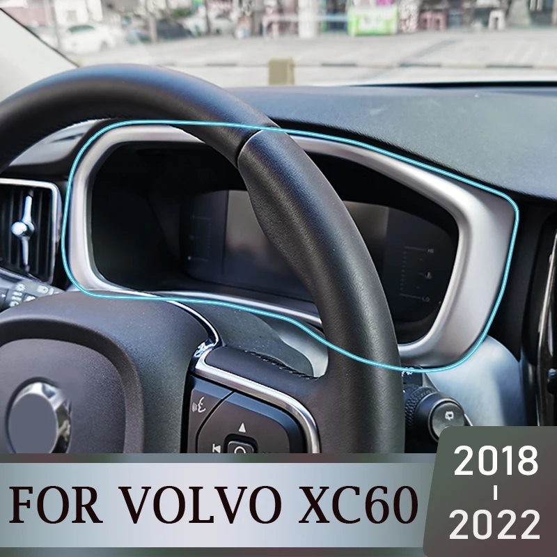 

Для Volvo XC60 2018 2019 2020 автомобильный Стайлинг Передняя приборная панель Измеритель приборной панели дисплей крышка отделка Декоративная рамка аксессуары