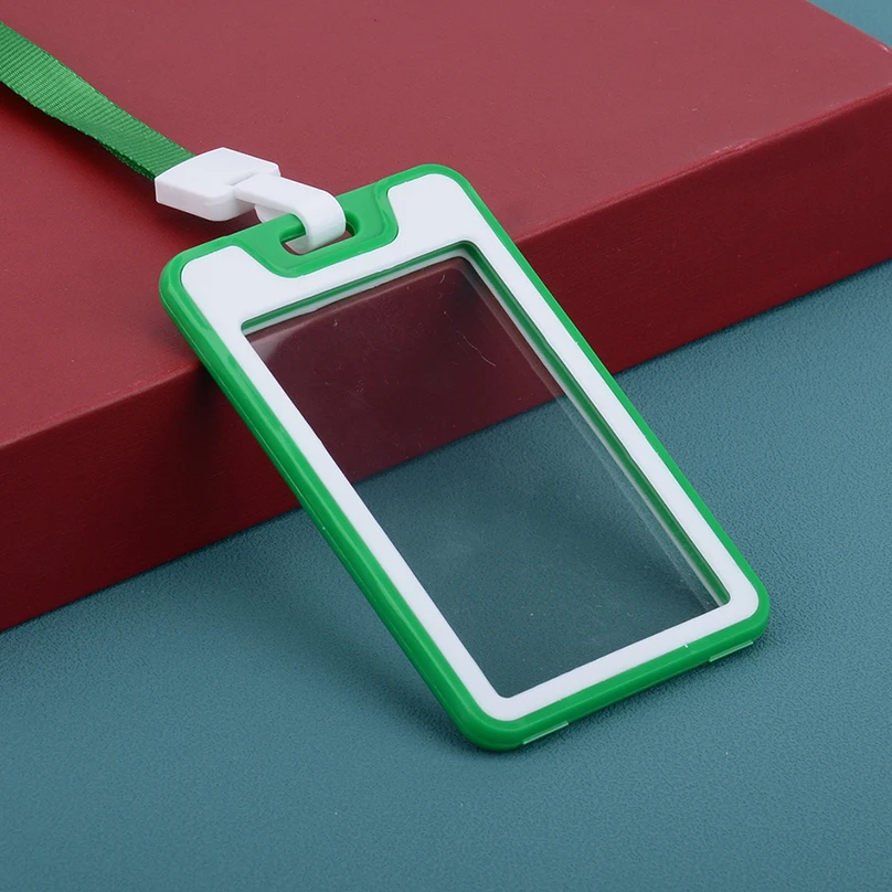 Office Card Holder Work ID Card Holder Lanyard Protective Case Pendant Bus Bank Photocard Office Supplies Holders card holder credit card holder photo card holder card protector idol card protector desk card holder card display stand postcard holder memory card protector