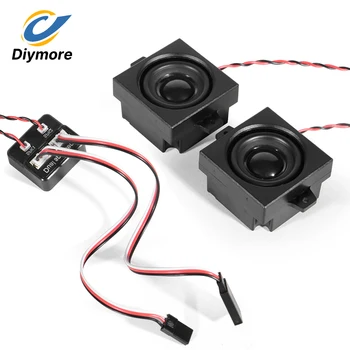 Modulo Altoparlante per Motore Diesel, Modulo Sonoro DC 3.6-8V con Altoparlante da 8Ω 5W per Auto, Camion e Escavatori Telecomandati