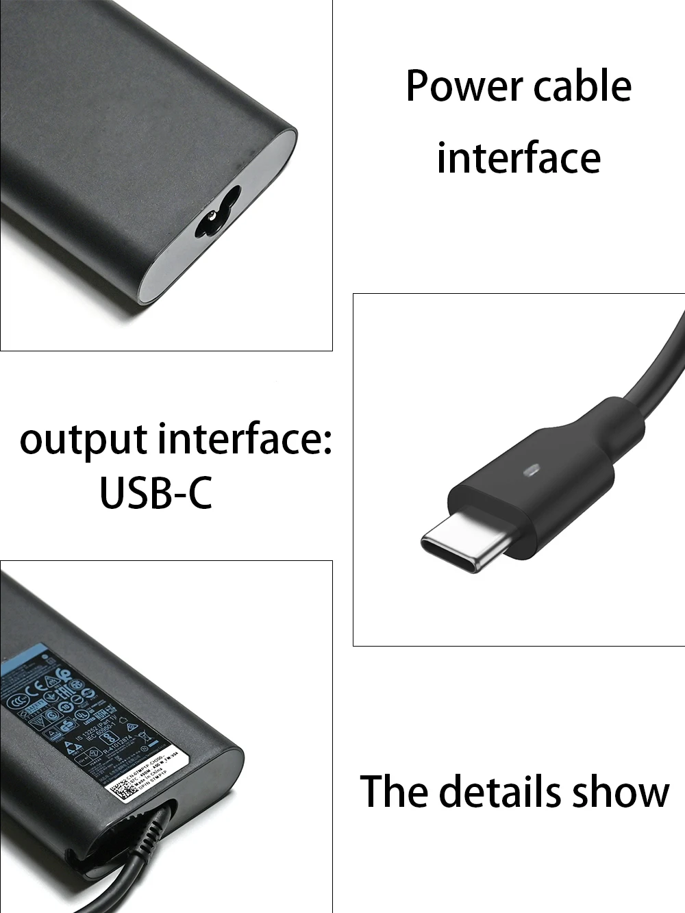 tipo c Adaptador de Alimentação ac Carregador Laptop para Dell Atitude 5280 5480 5580 La90pm170 Adaptador para Notebook Tdk33 0tdk33 Novo 20v 4.5a 90w - Imagem 6