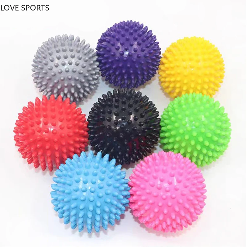 6.8/7.5CM/9CM PVC Massage Balls Roller Yoga Fitness Balls Muscle Relax Fascia Trigger Point Hand Foot Relax Stab Massage