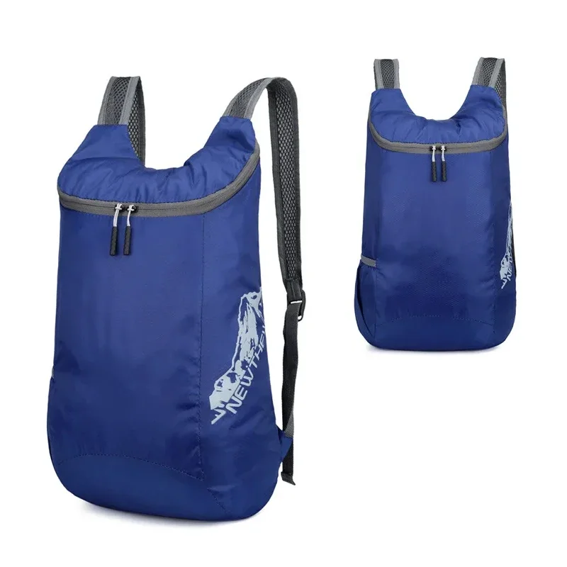 야외 접이식 하이킹 등산 배낭 경량 사이클링 백팩, 방수 여행 보관 데이팩 가방..