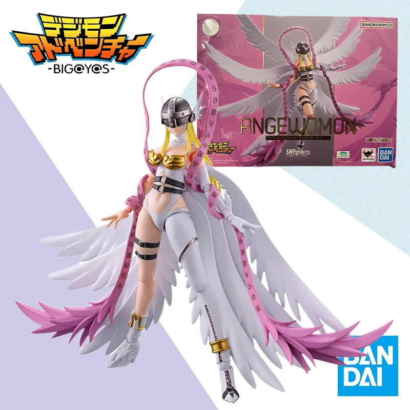 Figurine Angewomon Digimon Adventure - 30 Cm De Haut - Collection Anime Et Manga - En PVC Détaillé - Boîte D'origine