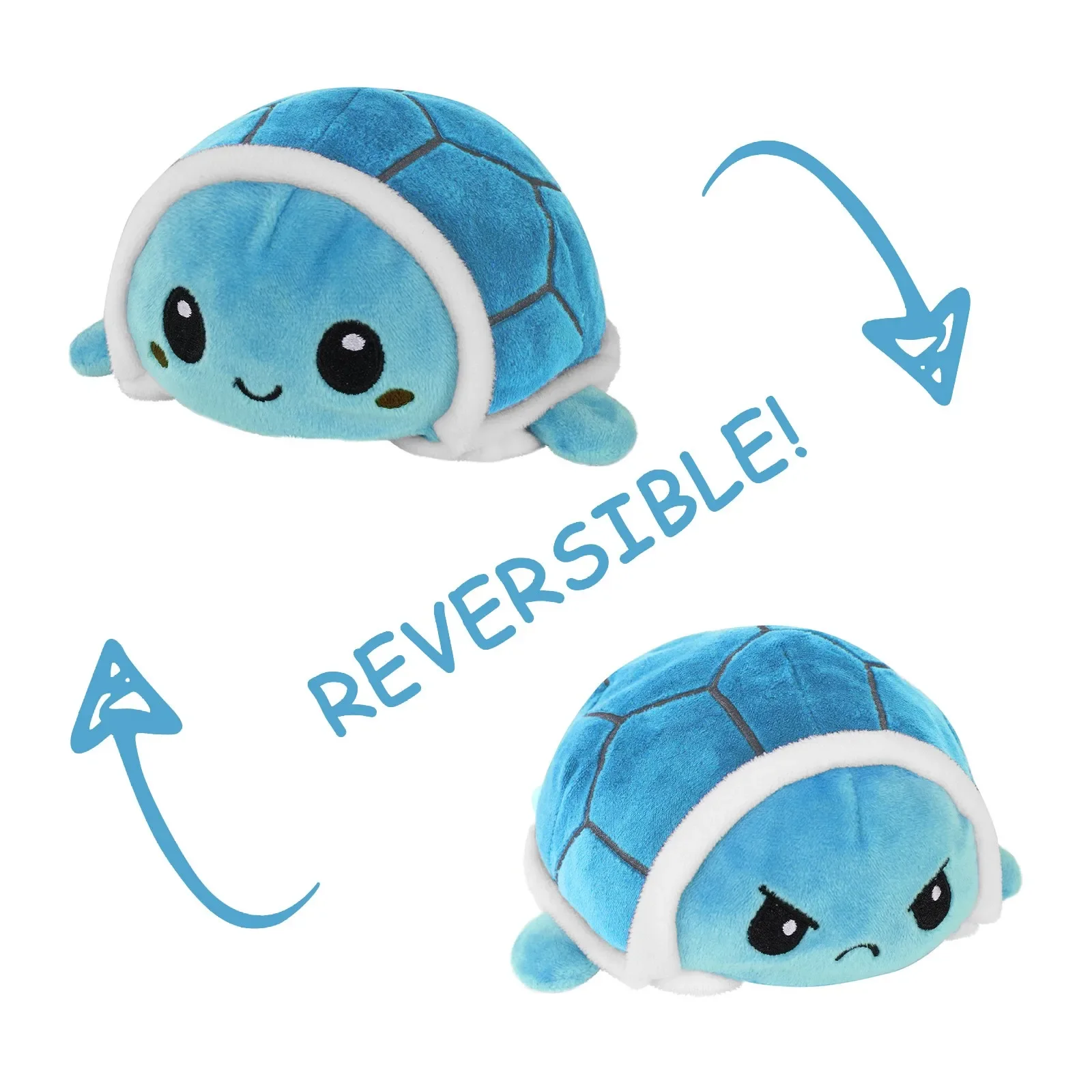 

Kawaii Double Sided Reversible Turtle Stuffed Animals Doll Toy Double-Sided Flip Tortoise Plush Toys for Kid Girl Birthday Gifts