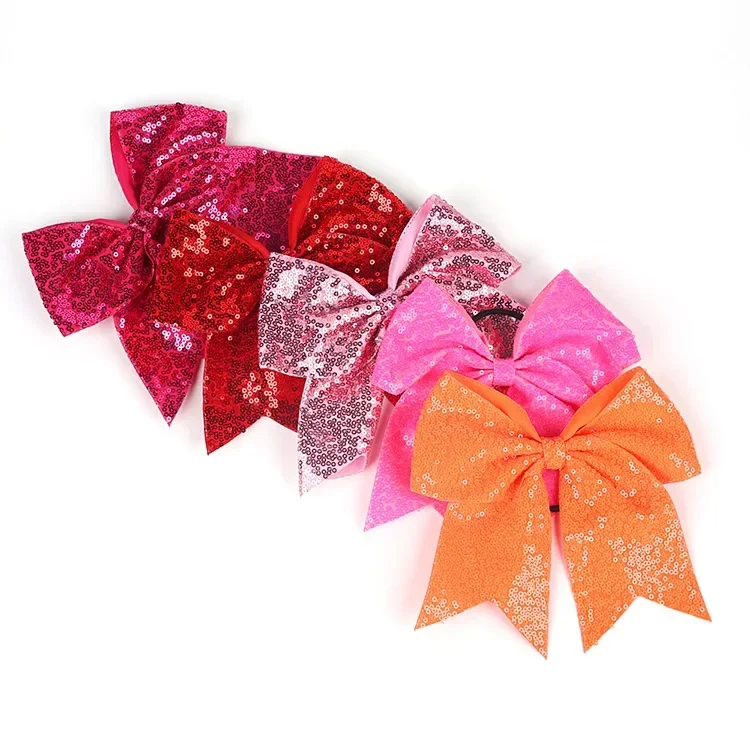 Girls Hair Bow with Sequins