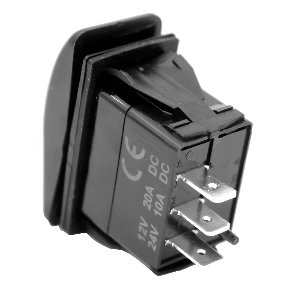 

SPDT водонепроницаемый 20A 12/24VDC клавишный переключатель (вкл.)-ВЫКЛ.-(вкл.) для автомобильного применения строительная техника