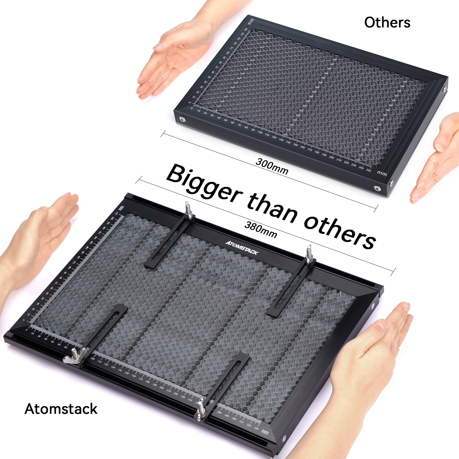 

F1 Honeycomb Worktable Board Bed for CO2 Laser Engraver Cutting Machine Laser Engraver Honeycomb Working Table Steel Panel