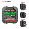 HT107 Digital Socket Tester Pro Voltage  30mA &5mA RCD Test Smart  Detector  EU US UK Plug Ground Zero Line Polarity Phase Check 2