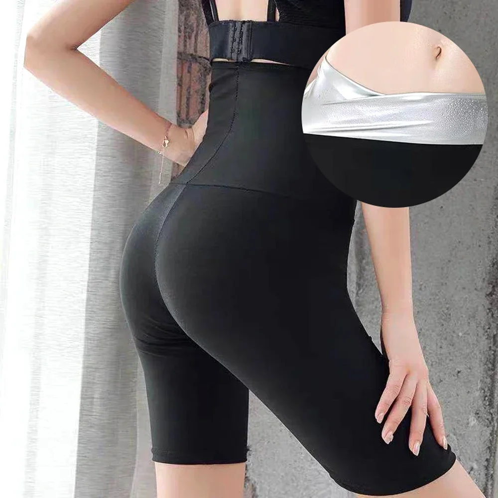 High Waist Slimming Shorts 1PC for Women Compression Thermo Workout Fitness Thighs Body Shaper Sauna Sweat Pants sports shorts