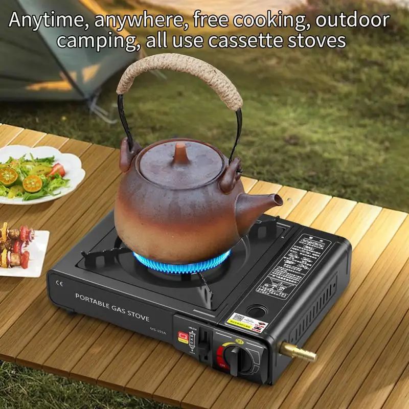 Cocina Portatil Portable Gas Stove With Case Automatic Ignition Precise Heat Control Camping And Outdoor Cooking