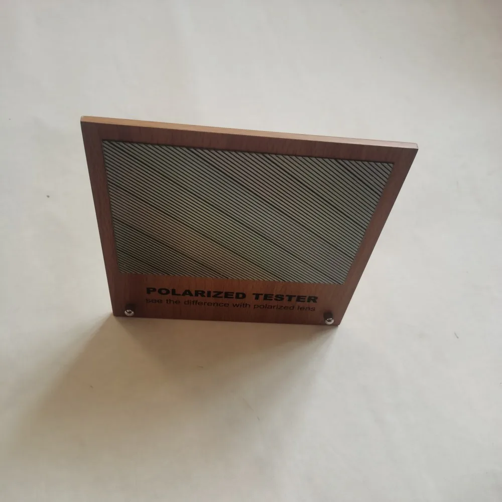 teste para teste polarizando óculos de sol