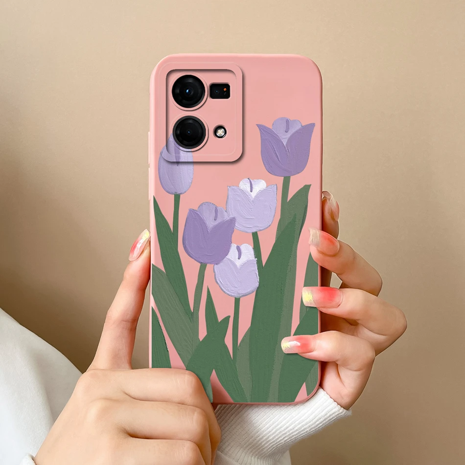 Sleek Soft Silicone Phone Case with Camera Protector - Anti-Drop Design