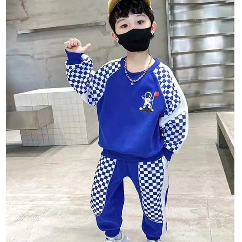 

For Age 3 4 6 8 10 12 Years Baby Boy Clothes Set Cartoon Sweatshirt+Pant 2 Pieces Casual Spring Autumn Sports Kids Boys Outfits