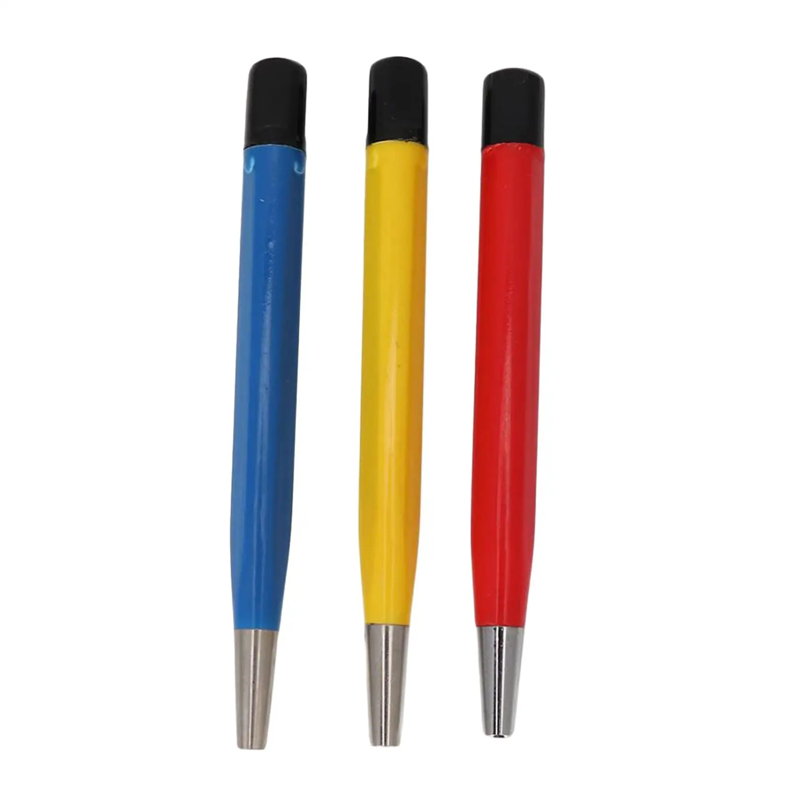 3x Scratch Brush Pen Set Sanding Brush Removing Rust Fiber Bristles Pen Rust