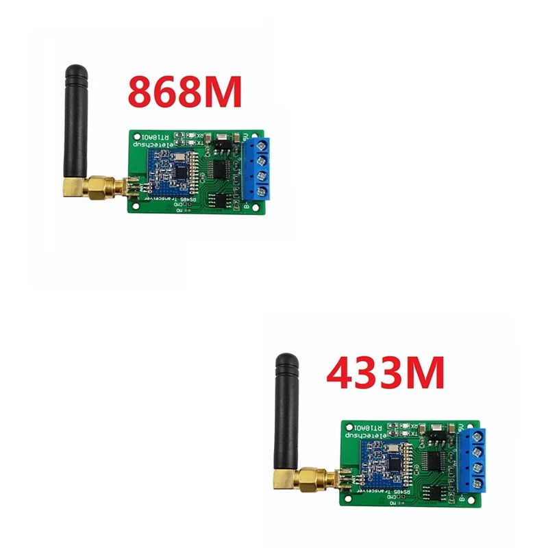 

Multifunctional Wireless RS485 Bus RF Serial Port UART Transceiver Module DTU For PTZ Camera PLC Modbus RTU