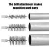 New 6 Pcs 8-19mm Wire Tube Machinery Cleaning Brush Rust Cleaner Washing Polishing Tools for Automotive Manufacturing Processing 5