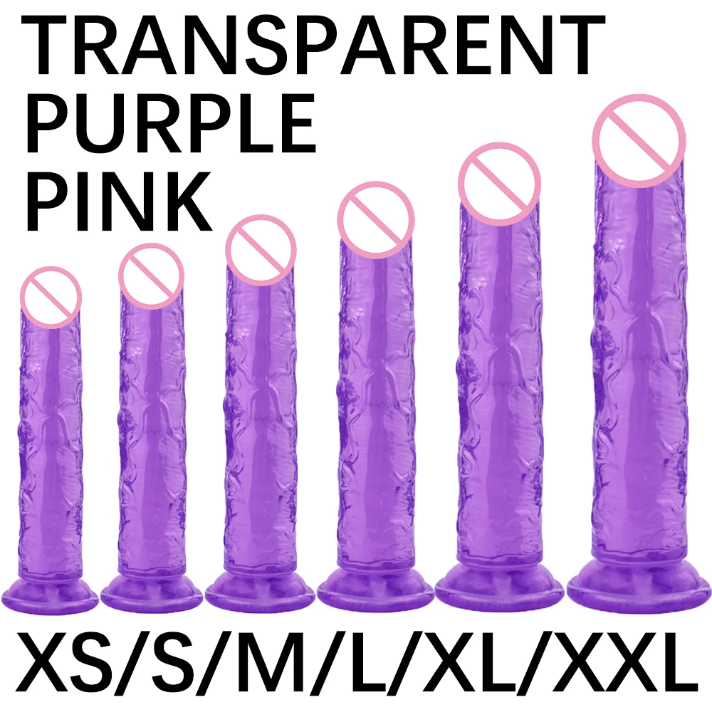 Sex Toys Strong Suction Cup Jelly Dildo for Adults