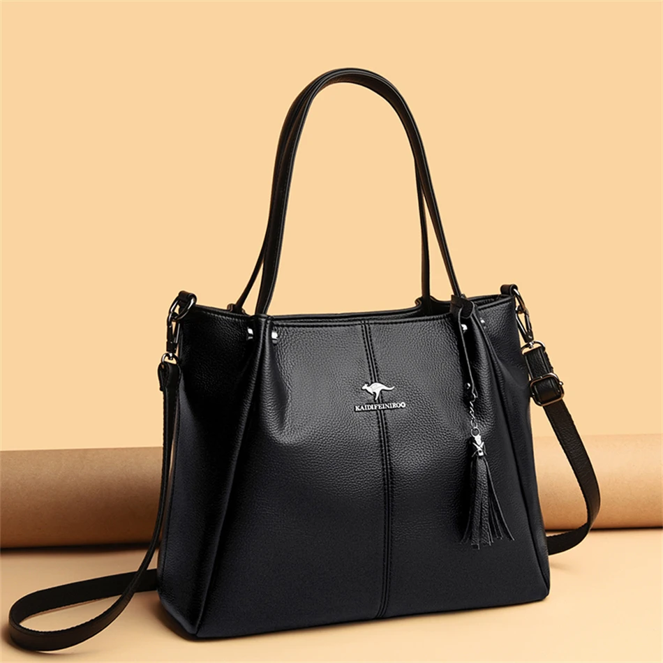 Women Luxury Handbag Purses Branded Designer Real Cowhide Leather Shoulder Crossbody Bag for Female Elegant 2022 Trend Tote Sac coach wristlet