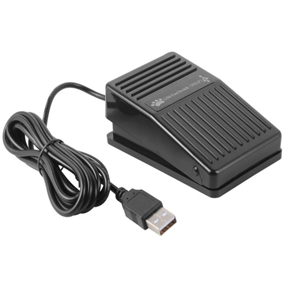 Video Game PC Hands Free Footswitch Game Control Action HID PC USB Foot Switch Keyboard Pedal for Keyboard Mouse Laptop