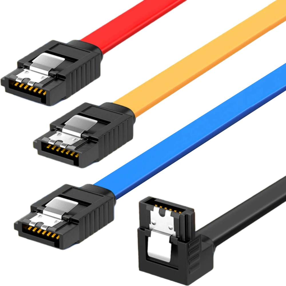 SATA 3.0 III 6Gb/s 50cm Hard Disk Drive Data Serial ATA Straight Cable SATA 3 Cable 26AWG for HDD SSD Cord Line 7pin Sata Cable 7 pin data cable sata 3 0 iii 6gbps sas cable for server sata 7 pin to sata breakout cable hard drive splitter cable