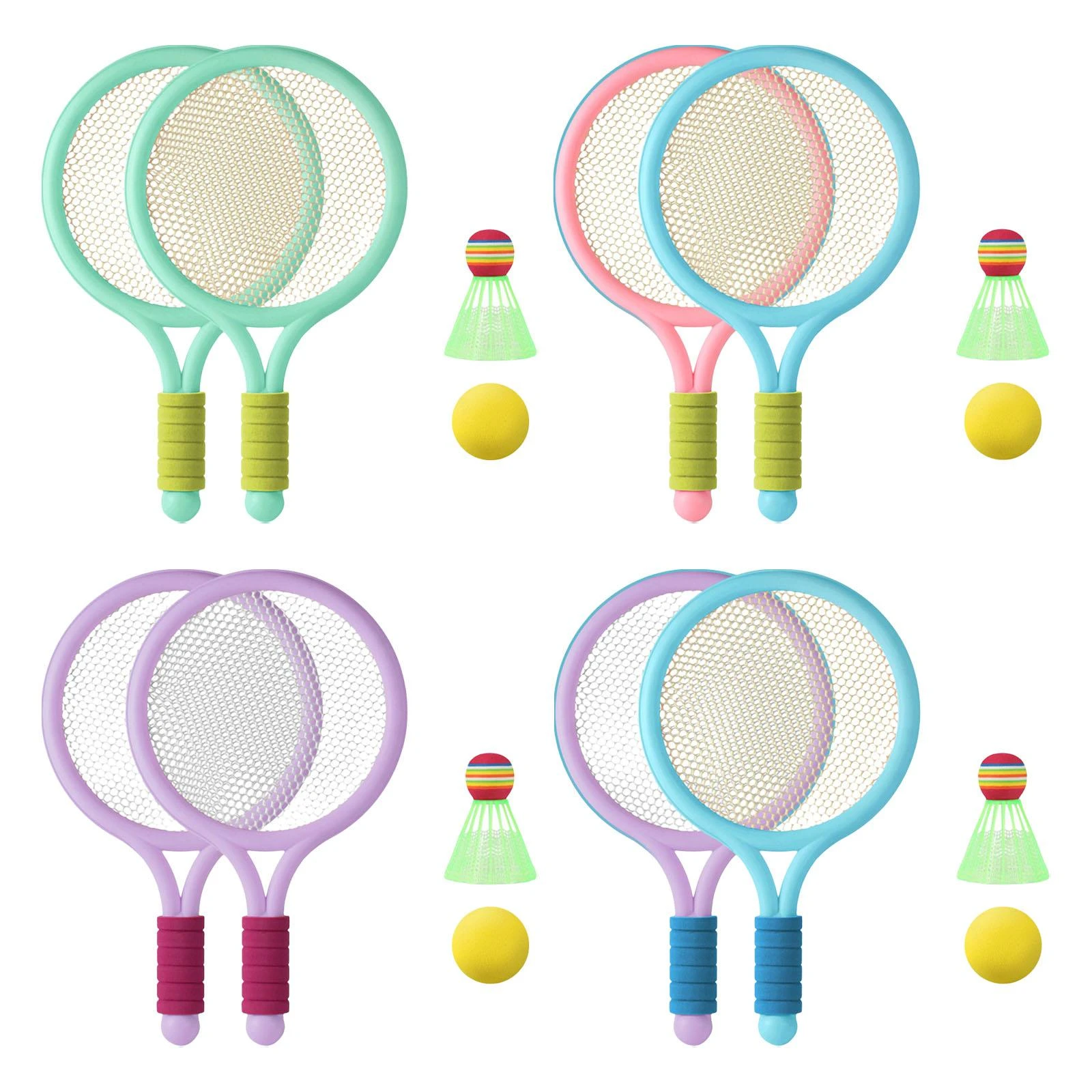 Demonstreer tempo Evacuatie Children's Badminton Tennis Racket Parent Child Interactive Toys  Lightweight Shuttlecocks For Beginner Players Beginner Training - Badminton  Rackets - AliExpress
