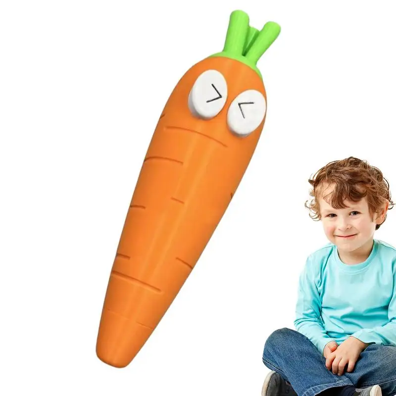 

Carrot Knife Toy Sensory Toys 3D Printed Colorful Unique Carrot Knife Cute Telescopic Creative Knife Toys Fidget Toys for kids