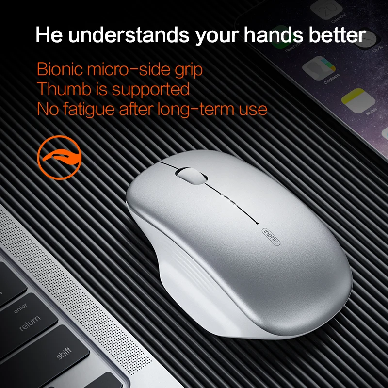 wireless mouse wireless optical mouse INPHIC M1PRO Wireless Mouse Rechargeable Silent Mouse Bluetooth Three-mode Wireless Power Display + TYPE-c Charging