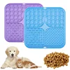 Pet Lick Silicone Mat Slow Feeder Dog Food Plate Bathing Distraction Sucker Training Feeder Supplies for Dogs