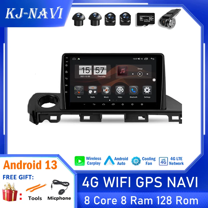 

Android 13 No 2din Dvd For Mazda 6 Mazda6 III 3 GJ GL 2015 - 2018 Car Radio Video Player GPS Navigation Stereo