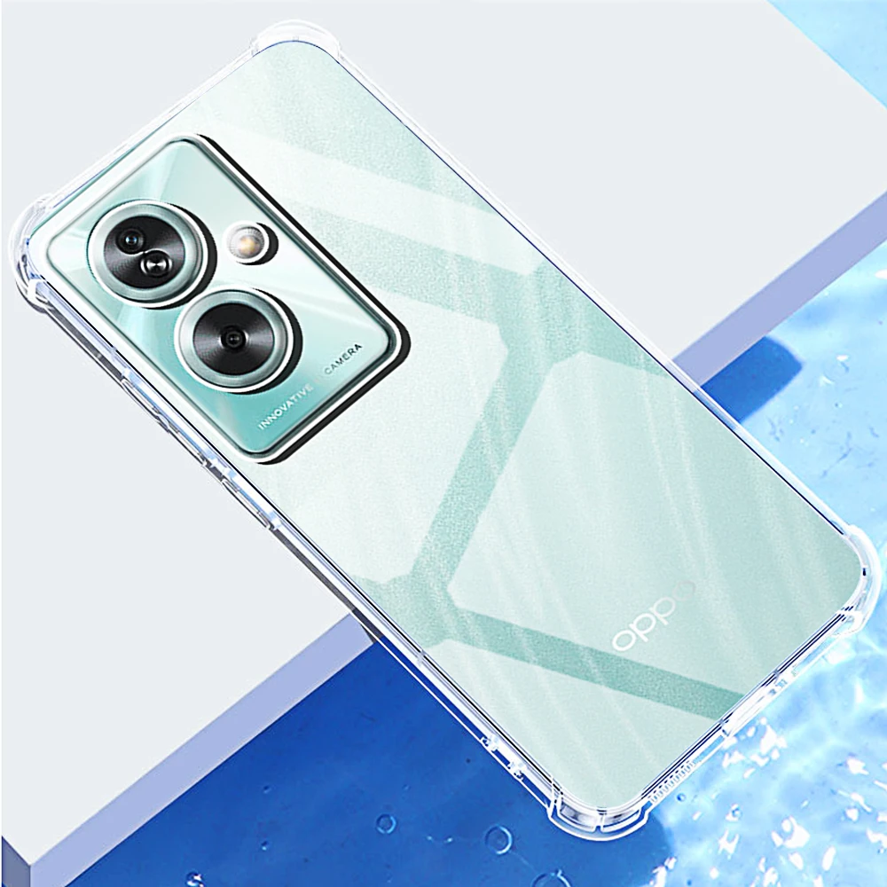 Shockproof Transparent Clear Silicone Phone Case - Soft TPU Back Cover