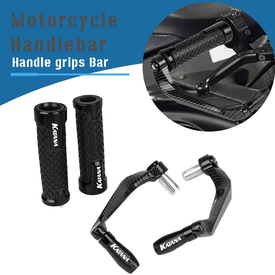 

For SUZUKI KATANA GSX750F 1989- 2007 2006 2005 2004 2003 2002 Motorcycle Handlebar Grips Brake Clutch Levers Guard Protector