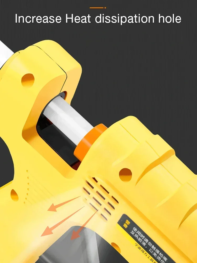 Deli 20/40/60/80W Hot Melt Glue Gun Set With Glue Stick Industrial Mini Guns Thermo Electric Heat Temperature Repair Tool