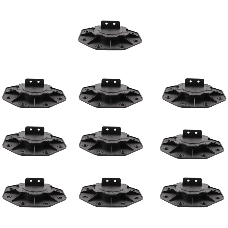 

18-30Mm Adjustable Feet Deck Bearing For Deck Substructure WPC Ceramic Stone Concrete Floor Tiles High Load Capacity