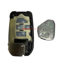 ที่ดีที่สุด KEY Blank Key Shell ดัดแปลงพลิกพับ Remote Key Shell สําหรับ Toyota RAV4 Wish Camry Hiac Corolla Hilux Fortuner 2-4 ปุ่ม 6