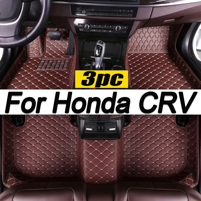 

Автомобильные коврики для Honda CRV 2017 2018 2019 2020 2021 2022 2023, индивидуальные автомобильные накладки для ног, задняя крышка